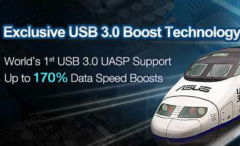 أسوس أول تطرح تقنية ASUS USB 3.0 Boost