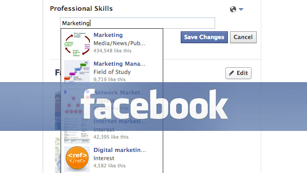 موقع فيس بوك يختبر ميزة إضافة القدرات المهنية ضمن المعلومات الشخصية